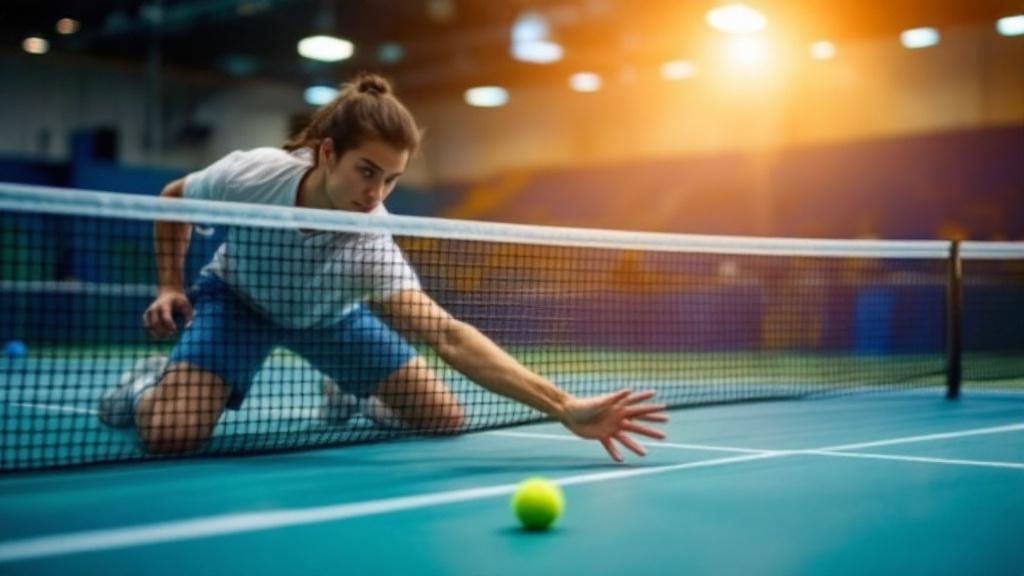New Tennis Players Learn Effective Methods for Refining Their Service Motion